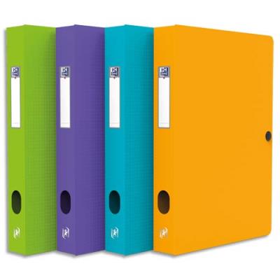 ELBA MODLING  - Boite De Classement Pp Dos40 Couleurs Pastelles Assorties