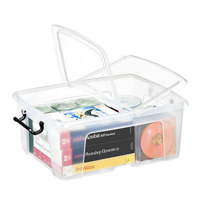 CEP Boite Rangement Multi-usage 24l Transparent
