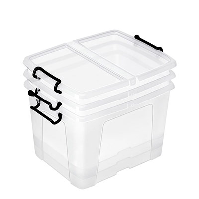 CEP Strata by  Bo&icirc;te de Rangement 40 L - Sachet HW674 Cristal