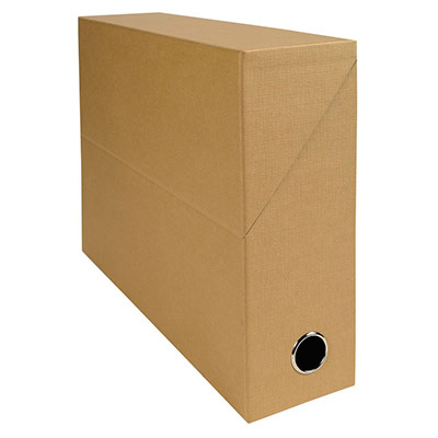 EXACOMPTA Bte transfert D90 papier toile brun