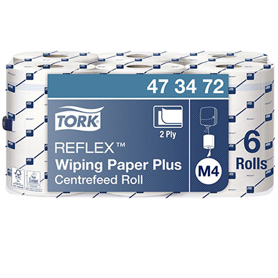TORK Lot 6 Papier Essu  Reflex Blanc - 