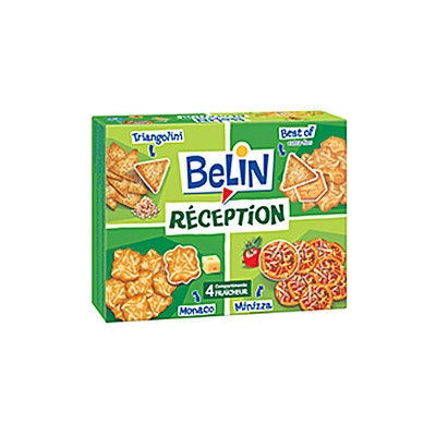 BELIN  Boite d'assortiment de biscuits sal&eacute;s R&eacute;ception 380g