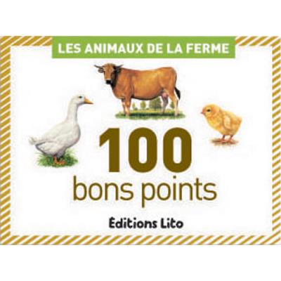 Images "les animaux de la ferme" - boite de 100