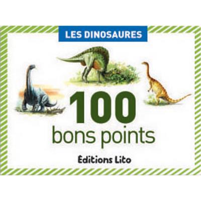 LITO Boite de 100 bons points les dinosaures