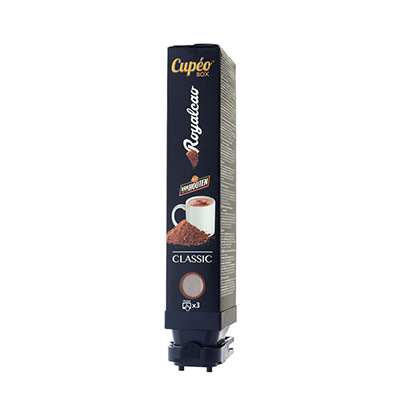 Box Cartouche de boissons chaudes Cup&eacute;o - 40 tasses Chocolat royal