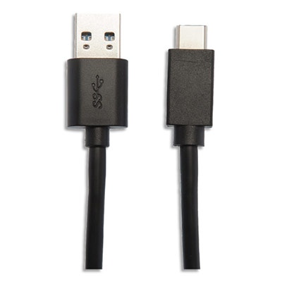 APM  - C&acirc;ble USB - USB type A (M) pour USB-C (M) - USB 3.0 - 1 m - noir