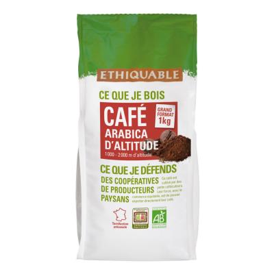 ETHIQUABLE Caf&eacute; moulu Honduras arabica bio  - sachet de 1 kg