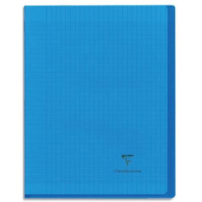 CLAIREFONTAINE Prot&egrave;ge-cahier 170x220 Opaque Couleur Al&eacute;atoire  - Le Lot De 4