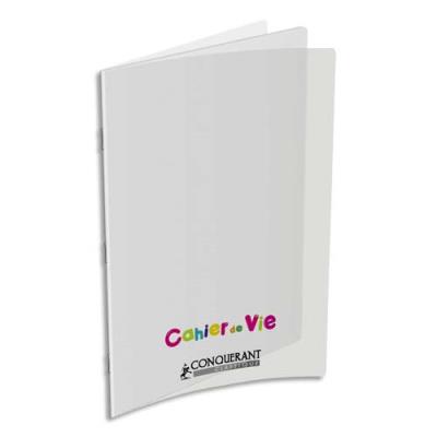  Cahier de vie Oxford - C9 24 x 32 - 96 pages -90g - lign&eacute; 8mm + uni - couverture polypro incolore