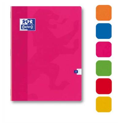 OXFORD  Cahier Essential Piq&ucirc;re 140 Pages 5x5 24 X 32 Cm. Couverture Carte Assortis