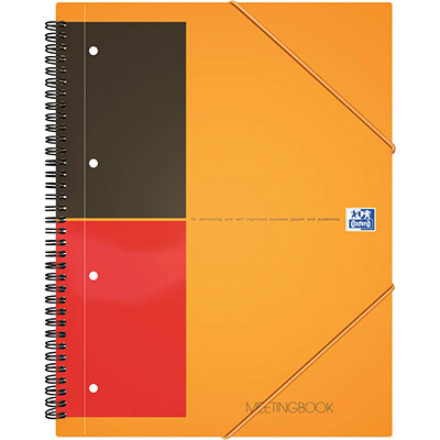 OXFORD Cahier  Meetingbook Format A4 - Quadrill&eacute; 5x5 Mm