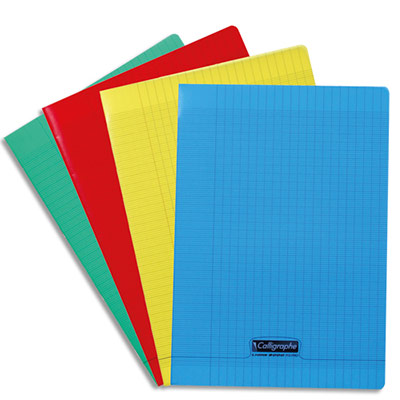  Calligraphe calligraphe cahier 8000 polypro, 210 x 297 mm, assorti noir