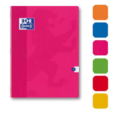 OXFORD  Cahier Reliure Piq&ucirc;re 24 X 32 Cm 48 Pages Sey&egrave;s 90g Assortis