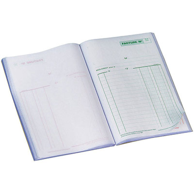 EXACOMPTA Manifolds autocopiants  "factures" ncr A5 50/2