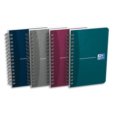 OXFORD Carnet de 180 pages &agrave; reliure int&eacute;grale  9 x 14 cm Mod&egrave;le al&eacute;atoire 