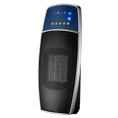 DOMAIR Chauffage soufflant c&eacute;ramique Ovoid 1500W avec t&eacute;l&eacute;commande
