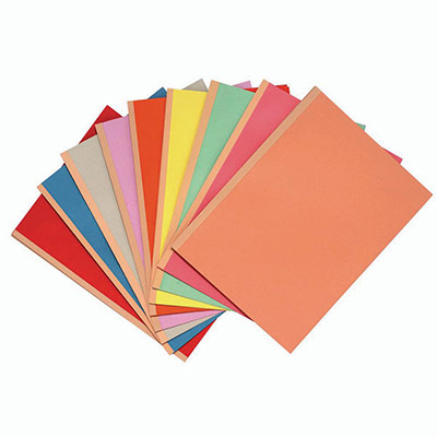 EXACOMPTA Chemises Rigide Dos Toile A Soufflet De 30mm Orange - Lot De 25