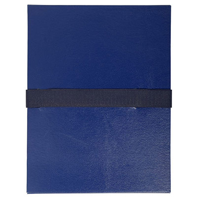 EXACOMPTA Lot de 10 chemises dos extensible -  - Bleu fonc&eacute; - 626E
