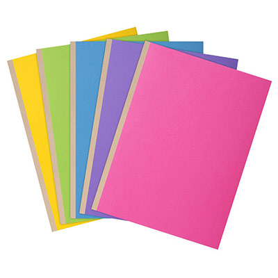 EXACOMPTA  Chemises &agrave; soufflet Rock- Carte 320 g/m2 - Assortis Vif