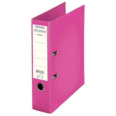 ESSELTE  - Chromos D80 - Classeur &agrave; levier - Fuchsia