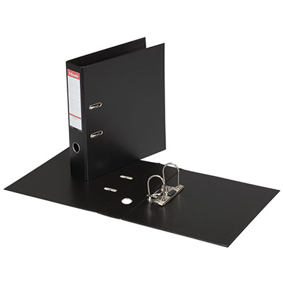 ESSELTE Classeur &Agrave; Levier Polypropyl&egrave;ne 75 Mm - Noir - 