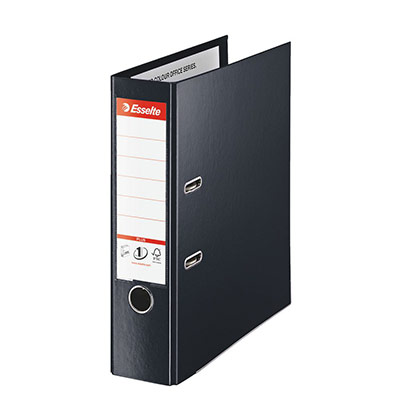 ESSELTE Classeur &Agrave; Levier Maxi Plus Vivida A4+ - Noir - 