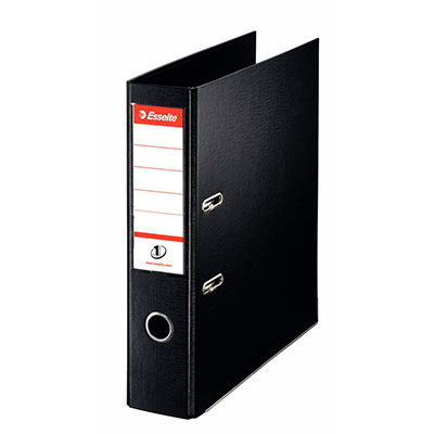 ESSELTE Classeur N&deg;1 Power Vivida 75 Mm - Noir - 