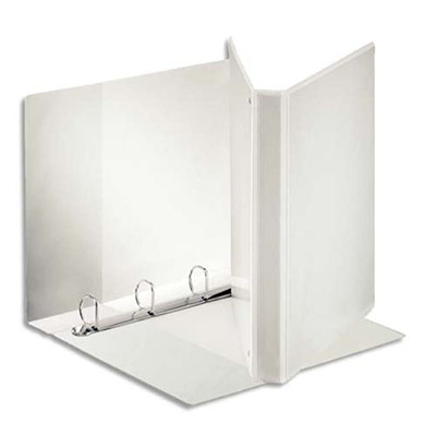 ESSELTE Classeur A4 Blanc personnalisable 4 anneaux 20 mm et dos 35 mm