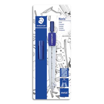 STAEDTLER Compas &agrave; mine - Scolaire - M&eacute;tal - Mines de rechange - 