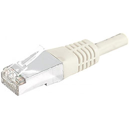 GENERIQUE Cordon RJ45 cat&eacute;gorie 6 S/FTP gris - 50 m
