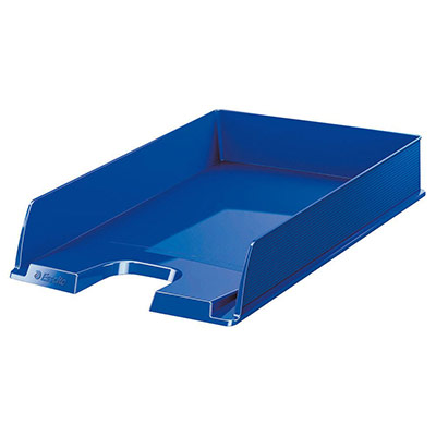 ESSELTE Lot de 10 corbeilles &agrave; courrier Eurosport Vivida A4 Couleur bleue