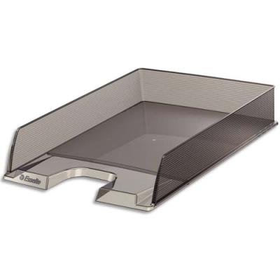 ESSELTE  Corbeille &agrave; Courrier A4, Transparent Fum&eacute;, Europost, 623604