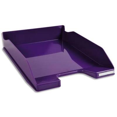 EXACOMPTA  Corbeille &agrave; courrier  combo 2 Iderama violet - Lot de 6