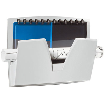 CEP  Corbeille murale magn&eacute;tique gris clair