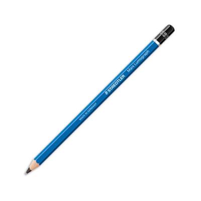 STAEDTLER Crayon graphite  t&ecirc;te tremp&eacute;e - mine 6B - Lumograph 100
