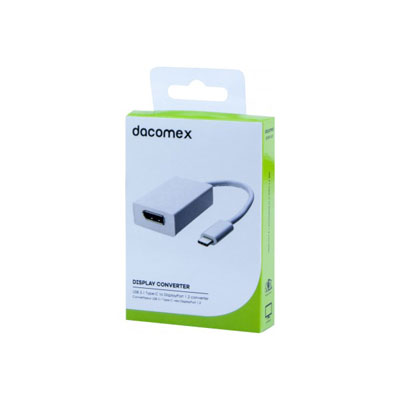 DACOMEX  Convertisseur USB 3.1 Type-C vers DisplayPort 1.2
