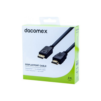 DACOMEX  Cordon DisplayPort 1.1 vers HDMI - 2 m
