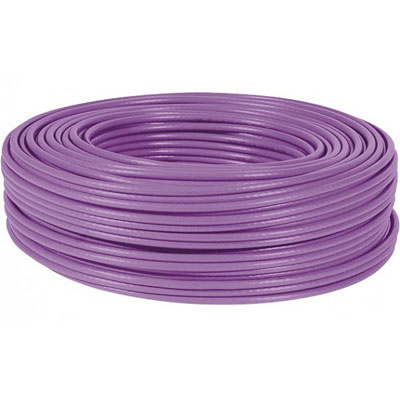 DEXLAN  c&acirc;ble monobrin S/FTP CAT7 violet LS0H RPC Dca - 100 m
