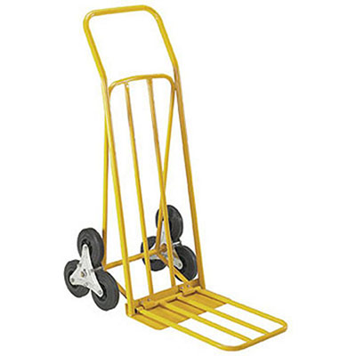 NODATA Diable escalier double pelle - charge 80 kg - orange