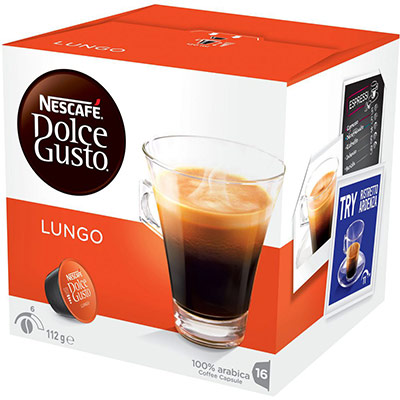 NESTLE Dolce Gusto bo&icirc;te de 16 capsules Caf&eacute; Lungo - paquet 16 unit&eacute;s