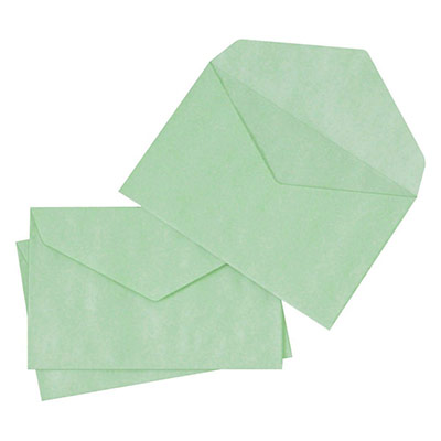 LA COURONNE  10300 Bo&icirc;te de 1000 Enveloppes 70 g 90 x 140 mm Vert