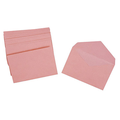 LA COURONNE  10500 Bo&icirc;te de 1000 Enveloppes 70 g 90 x 140 mm Rose