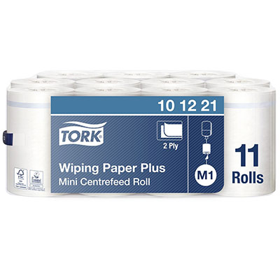 TORK Essuie-tout a devidage central 2 plis - carton de 11 mini-bobines