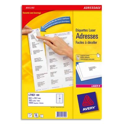 AVERY  - &eacute;tiquettes adresses - 3500 &eacute;tiquette(s)