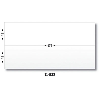 NO NAME Etiquette d'affranchissement 180x40mm 2 front - boite de 1000