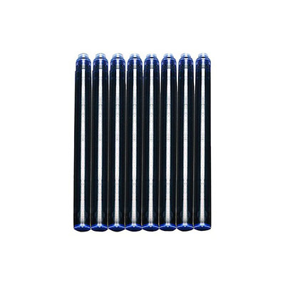 WATERMAN   cartouches d'encre longues, bleu s&eacute;r&eacute;nit&eacute; noir