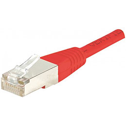 GENERIQUE Cordon Rj45 Budget Cat&eacute;gorie 6 F/utp Rouge - 20 M