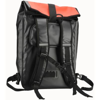 FISCHER  Sac &agrave; Dos imperm&eacute;able pour Porte-Bagages Mixte Noir/ Rouge 23L