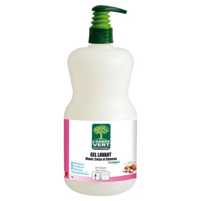 ARBRE VERT Gel lavant corporel - &eacute;cologique - anti allergique cutan&eacute; - 1 L 