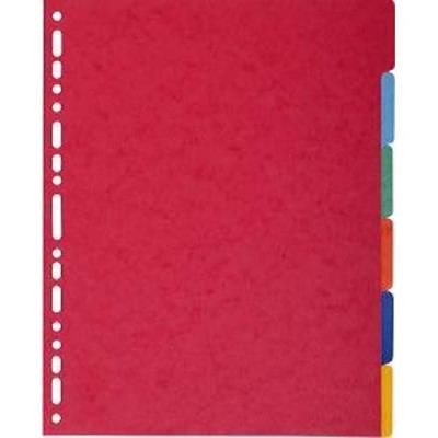  Paquet De 6 Intercalaires Carton 235x305 Mm Pour Pochettes Plastiques